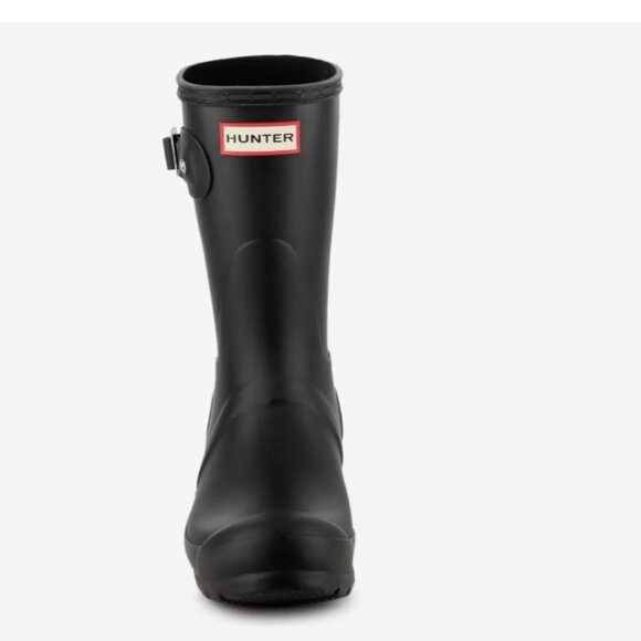 NEW NIB HUNTER Original Short Matte Rain Boot Black SZ-8 - Picture 4 of 15